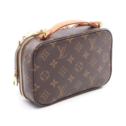 ユーティリティ クロスボディ モノグラム ハンドバッグ PVC レザー ブラウン 2WAY ルイヴィトン バッグ LOUIS VUITTON