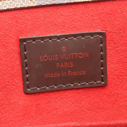 サックプラ ダミエエベヌ ハンドバッグ トートバッグ PVC レザー ブラウン ルイヴィトン バッグ LOUIS VUITTON