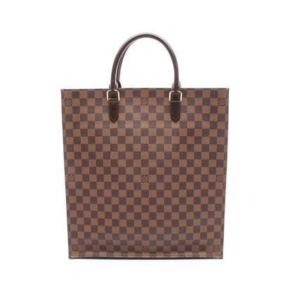 サックプラ ダミエエベヌ ハンドバッグ トートバッグ PVC レザー ブラウン ルイヴィトン バッグ LOUIS VUITTON