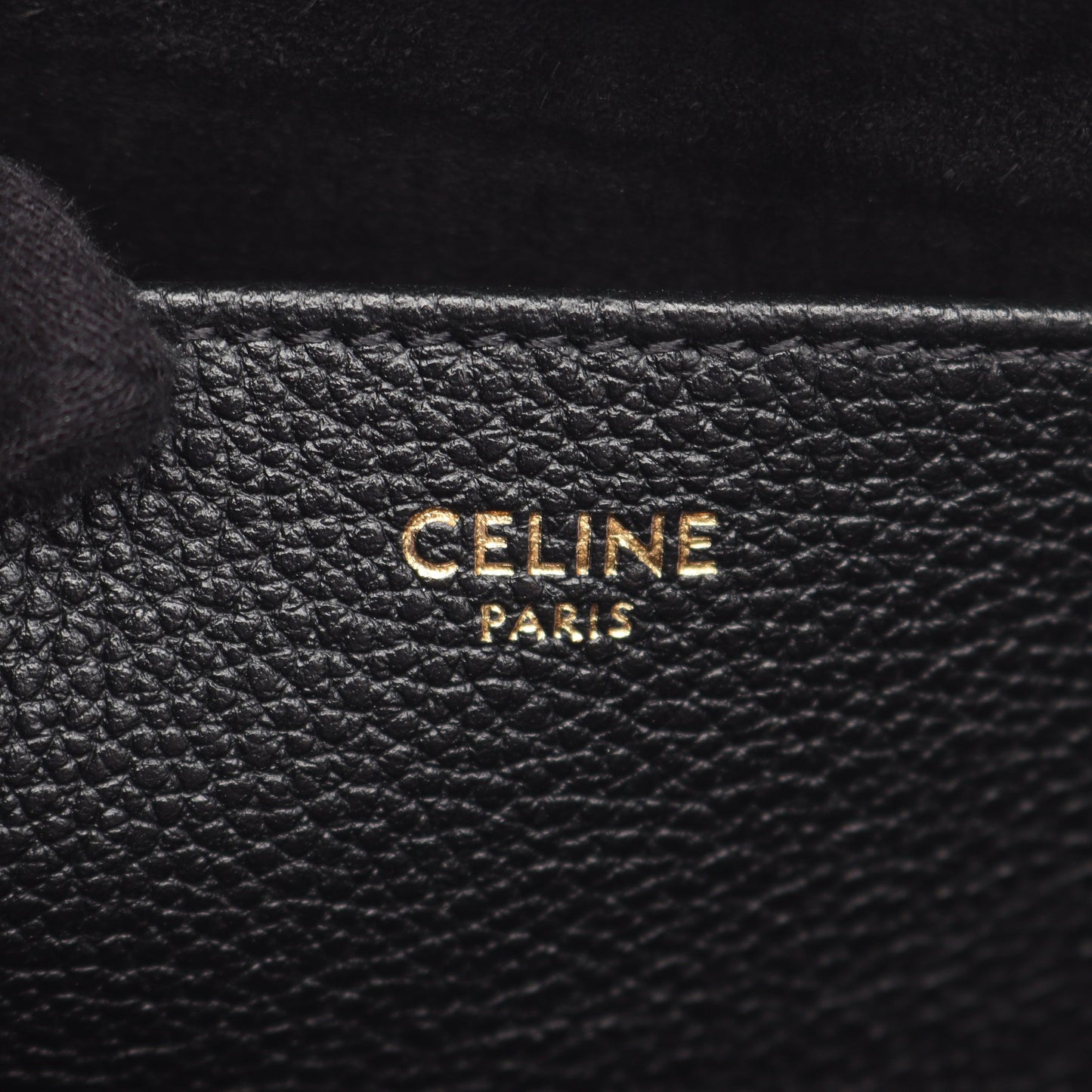 スモールカバ アナイス キュイル トリオンフ ショルダーバッグ トートバッグ レザー ブラック セリーヌ バッグ CELINE