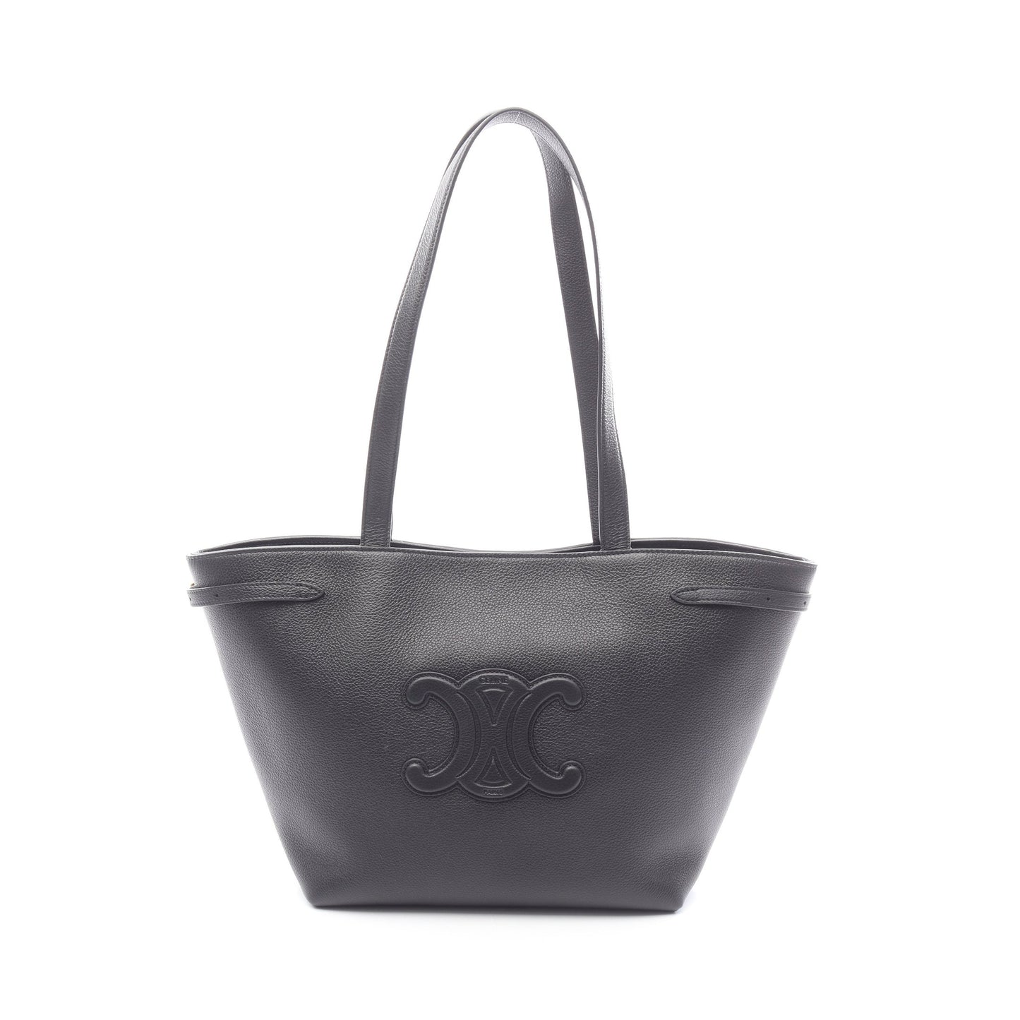 スモールカバ アナイス キュイル トリオンフ ショルダーバッグ トートバッグ レザー ブラック セリーヌ バッグ CELINE