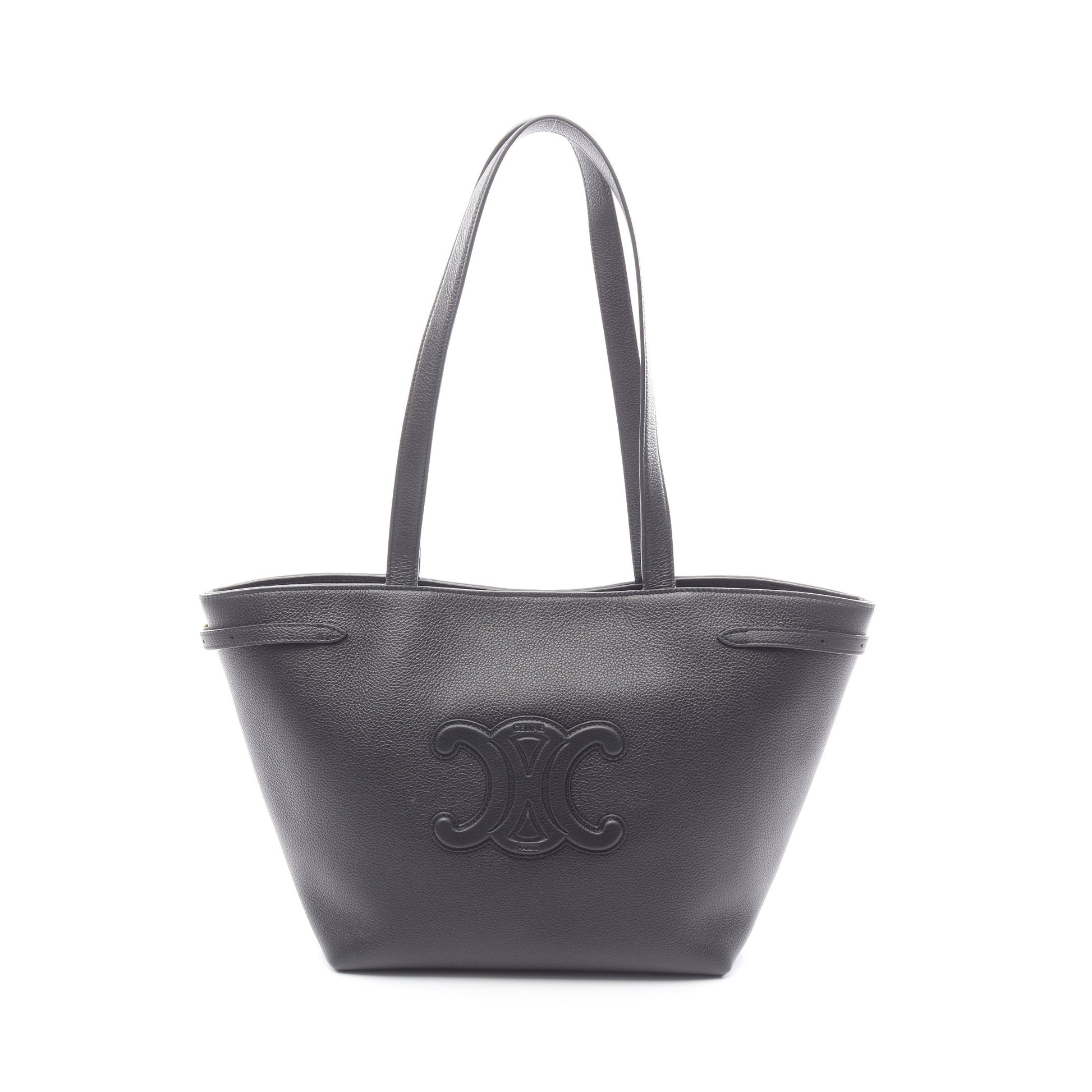 スモールカバ アナイス キュイル トリオンフ ショルダーバッグ トートバッグ レザー ブラック セリーヌ バッグ CELINE