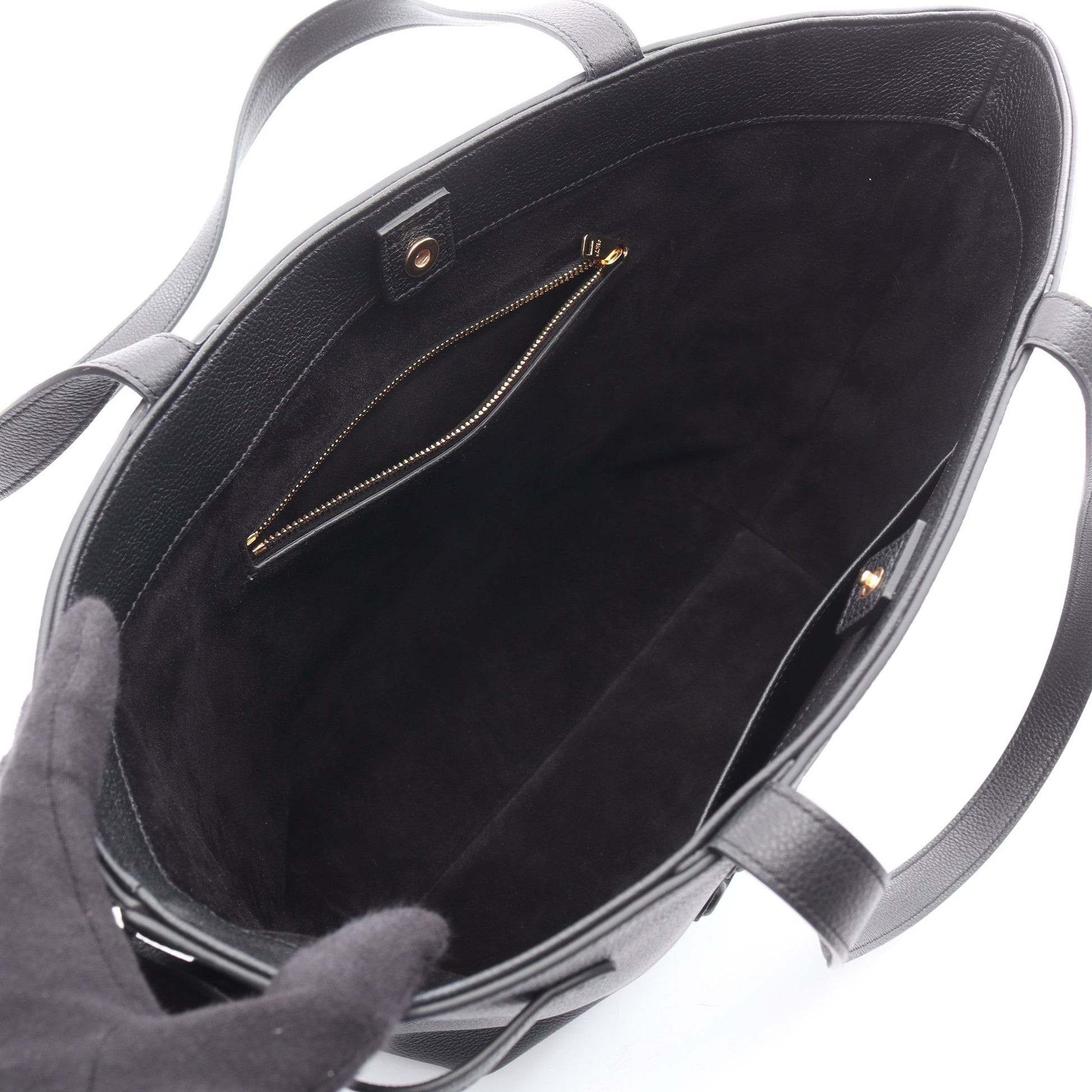 スモールカバ アナイス キュイル トリオンフ ショルダーバッグ トートバッグ レザー ブラック セリーヌ バッグ CELINE