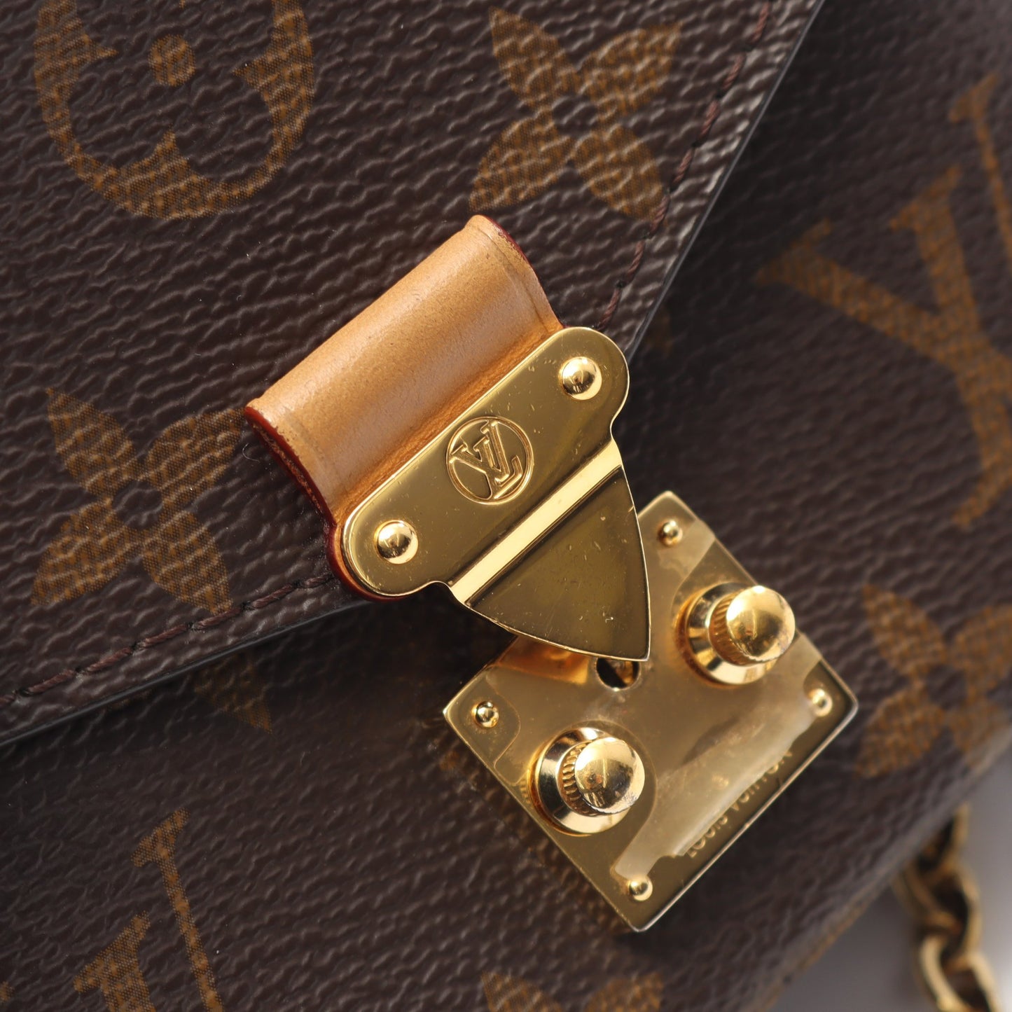 ミクロ メティス モノグラム ハンドバッグ PVC レザー ブラウン 2WAY ルイヴィトン バッグ LOUIS VUITTON