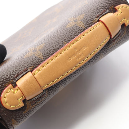 ミクロ メティス モノグラム ハンドバッグ PVC レザー ブラウン 2WAY ルイヴィトン バッグ LOUIS VUITTON