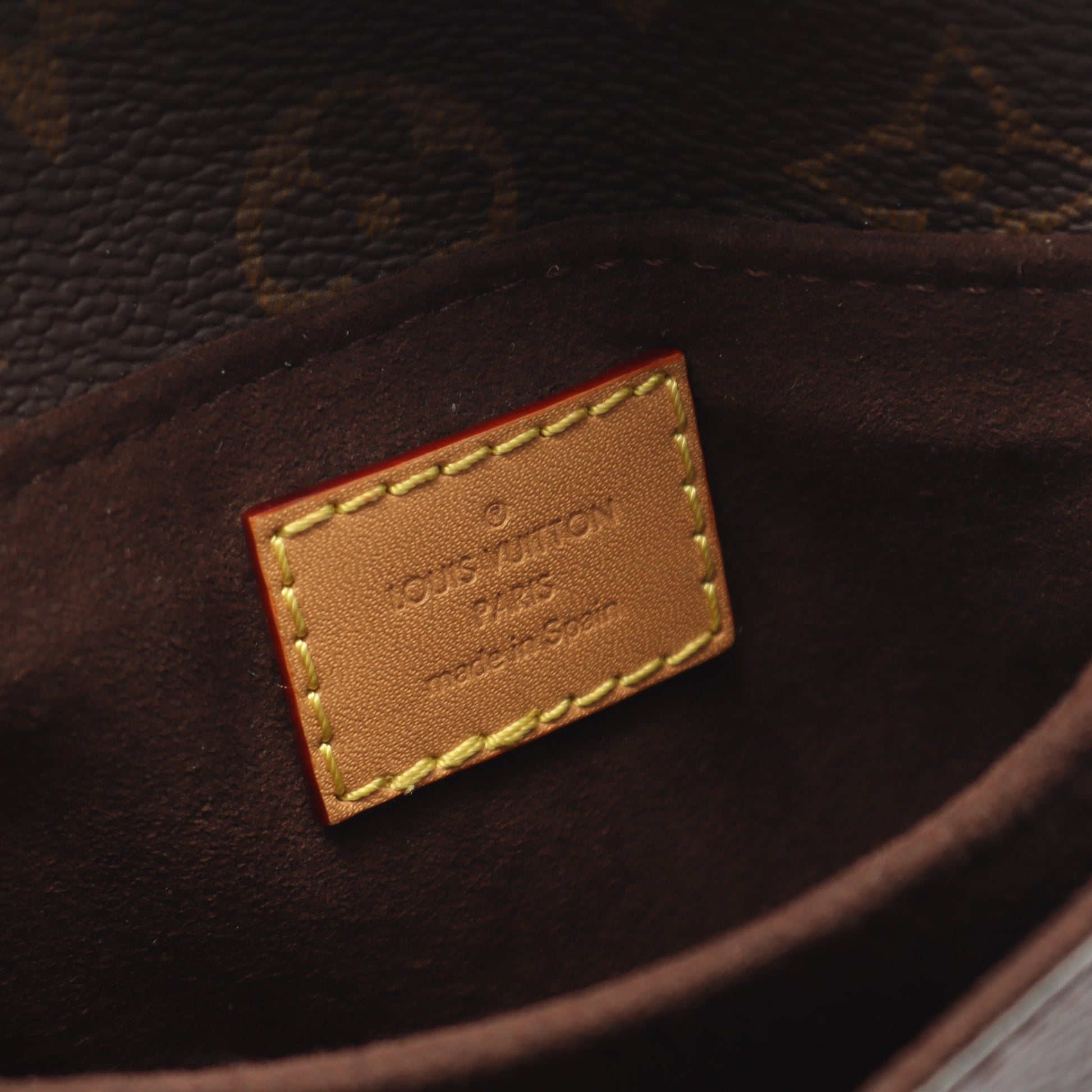 ミクロ メティス モノグラム ハンドバッグ PVC レザー ブラウン 2WAY ルイヴィトン バッグ LOUIS VUITTON
