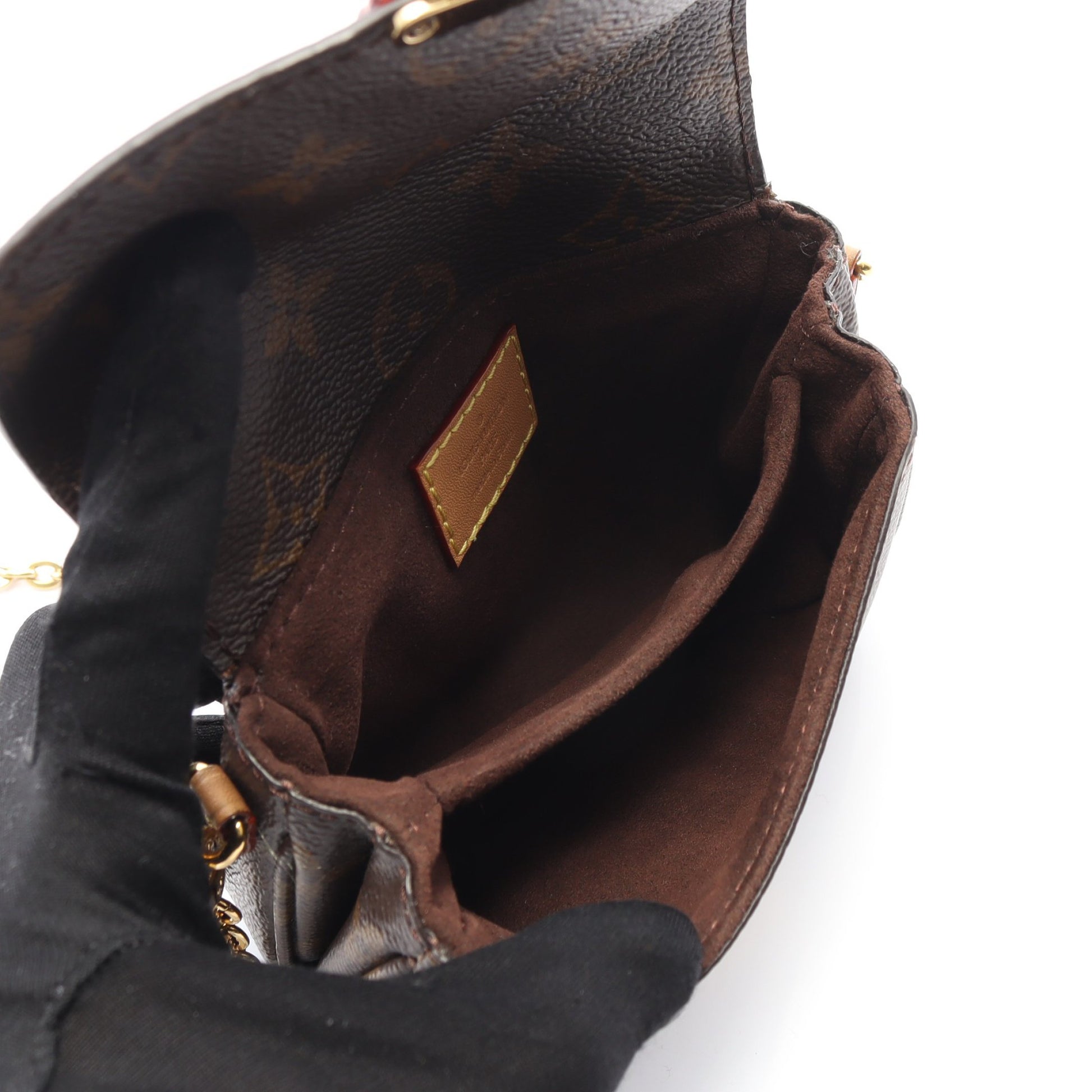 ミクロ メティス モノグラム ハンドバッグ PVC レザー ブラウン 2WAY ルイヴィトン バッグ LOUIS VUITTON