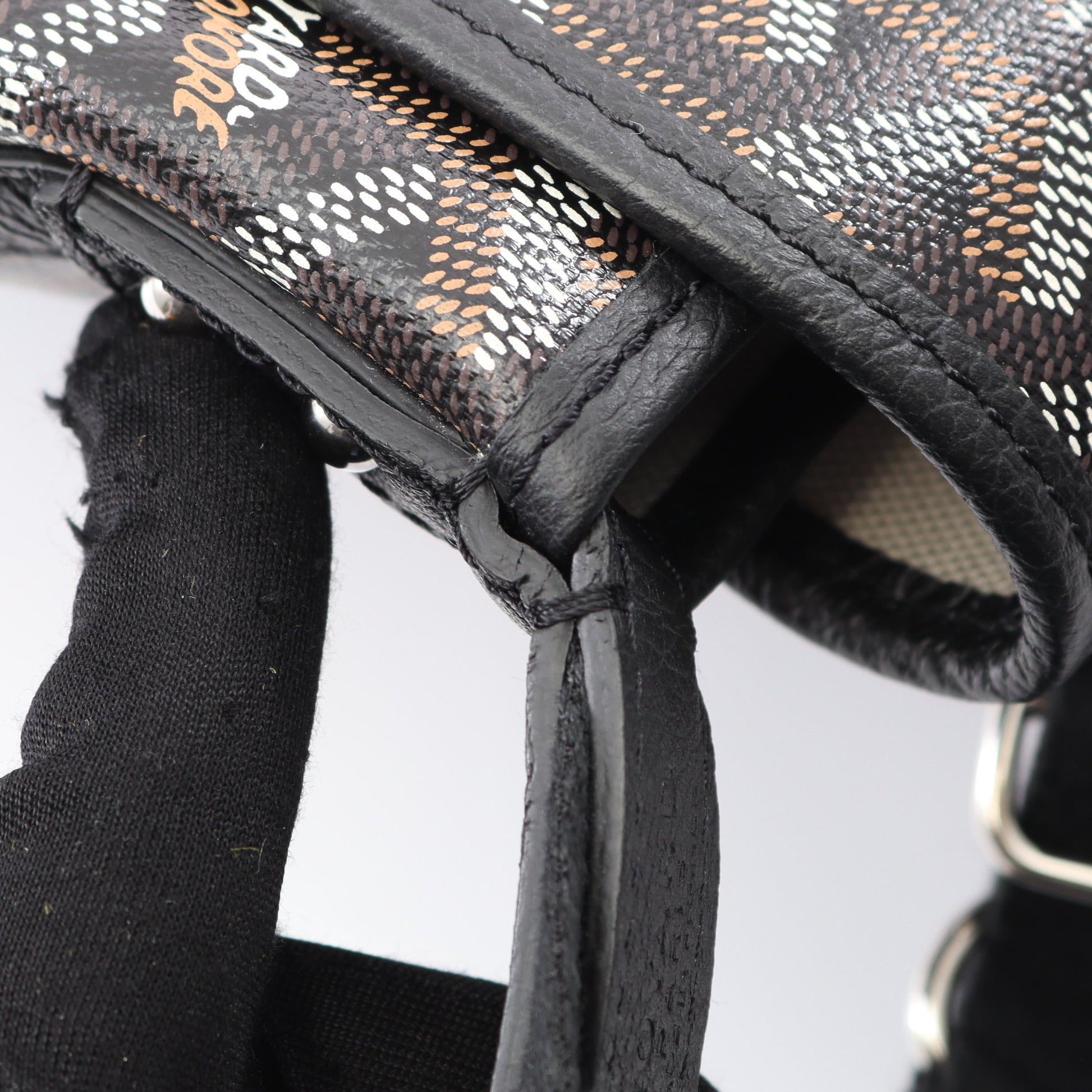 カペシアンMM ショルダーバッグ コーティングキャンバス レザー ブラック マルチカラー ゴヤール バッグ GOYARD