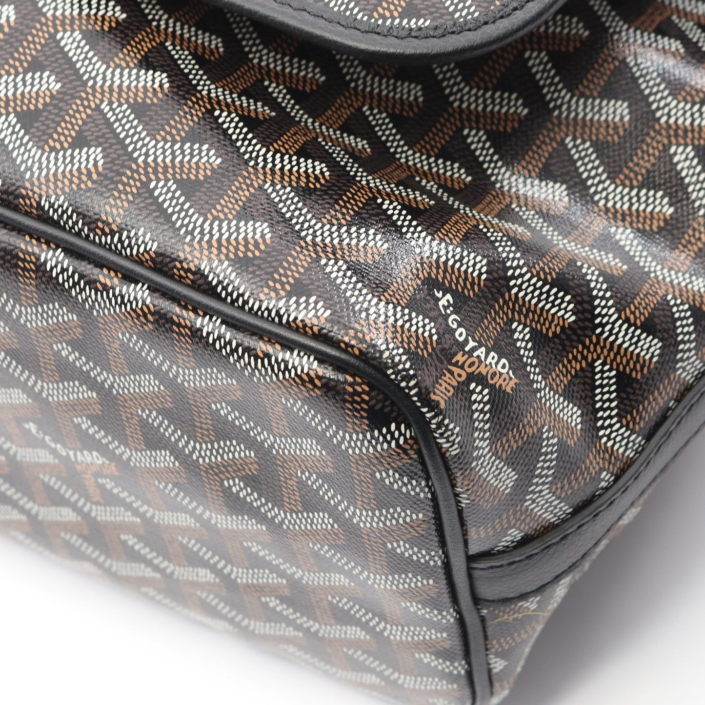 カペシアンMM ショルダーバッグ コーティングキャンバス レザー ブラック マルチカラー ゴヤール バッグ GOYARD