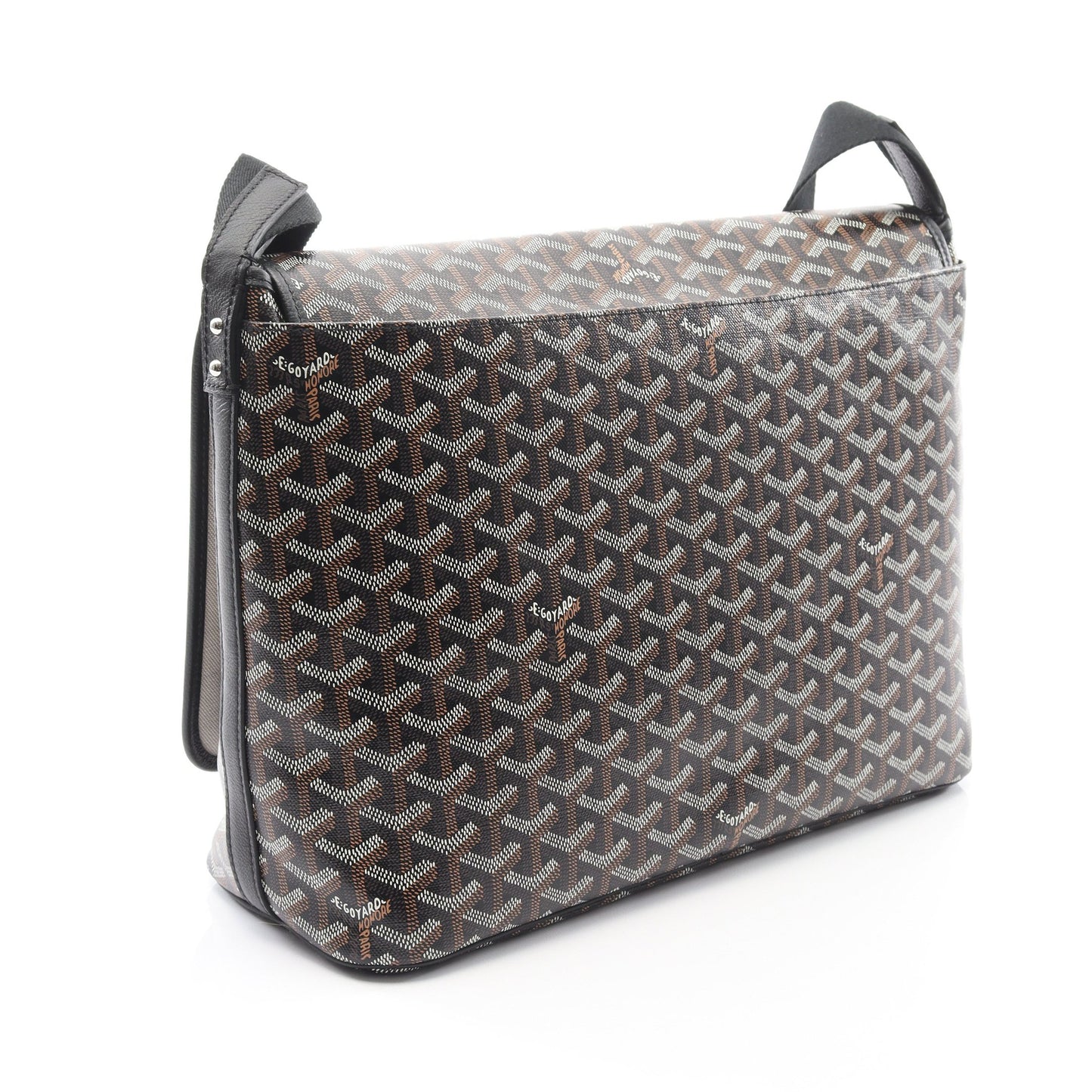 カペシアンMM ショルダーバッグ コーティングキャンバス レザー ブラック マルチカラー ゴヤール バッグ GOYARD