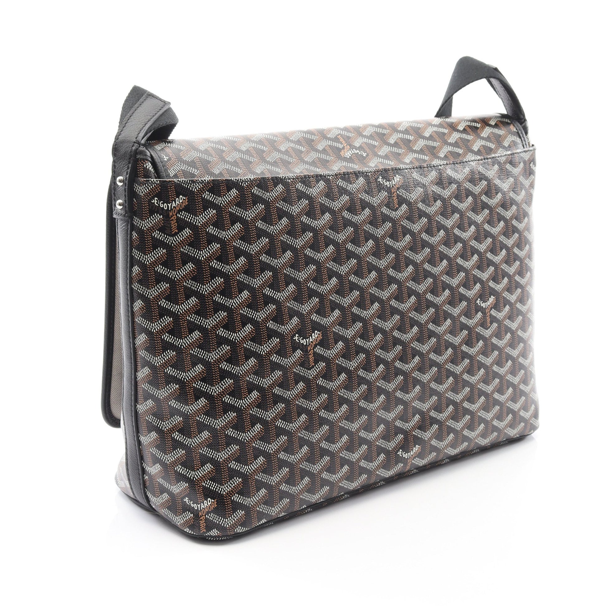 カペシアンMM ショルダーバッグ コーティングキャンバス レザー ブラック マルチカラー ゴヤール バッグ GOYARD