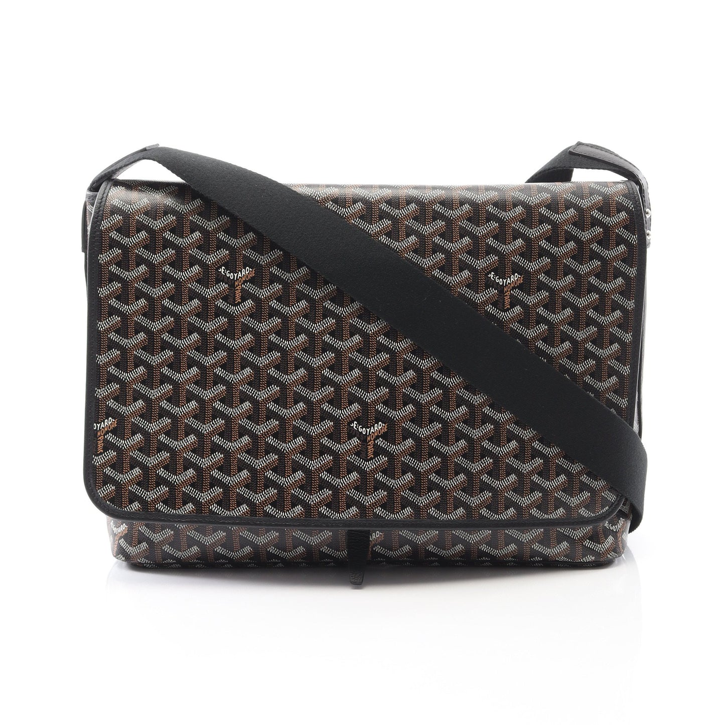 カペシアンMM ショルダーバッグ コーティングキャンバス レザー ブラック マルチカラー ゴヤール バッグ GOYARD