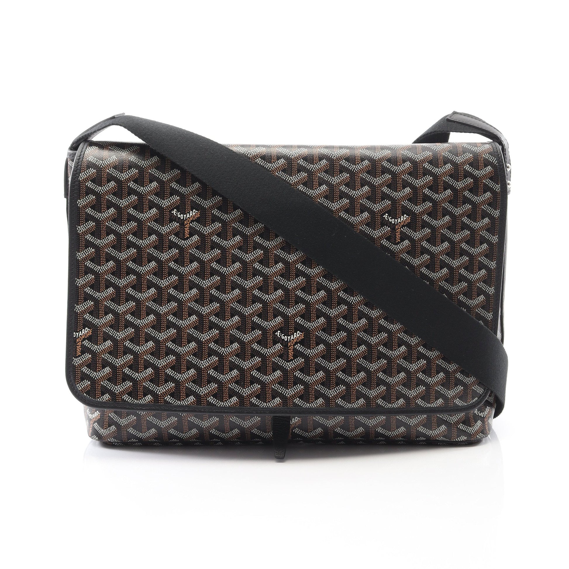 カペシアンMM ショルダーバッグ コーティングキャンバス レザー ブラック マルチカラー ゴヤール バッグ GOYARD