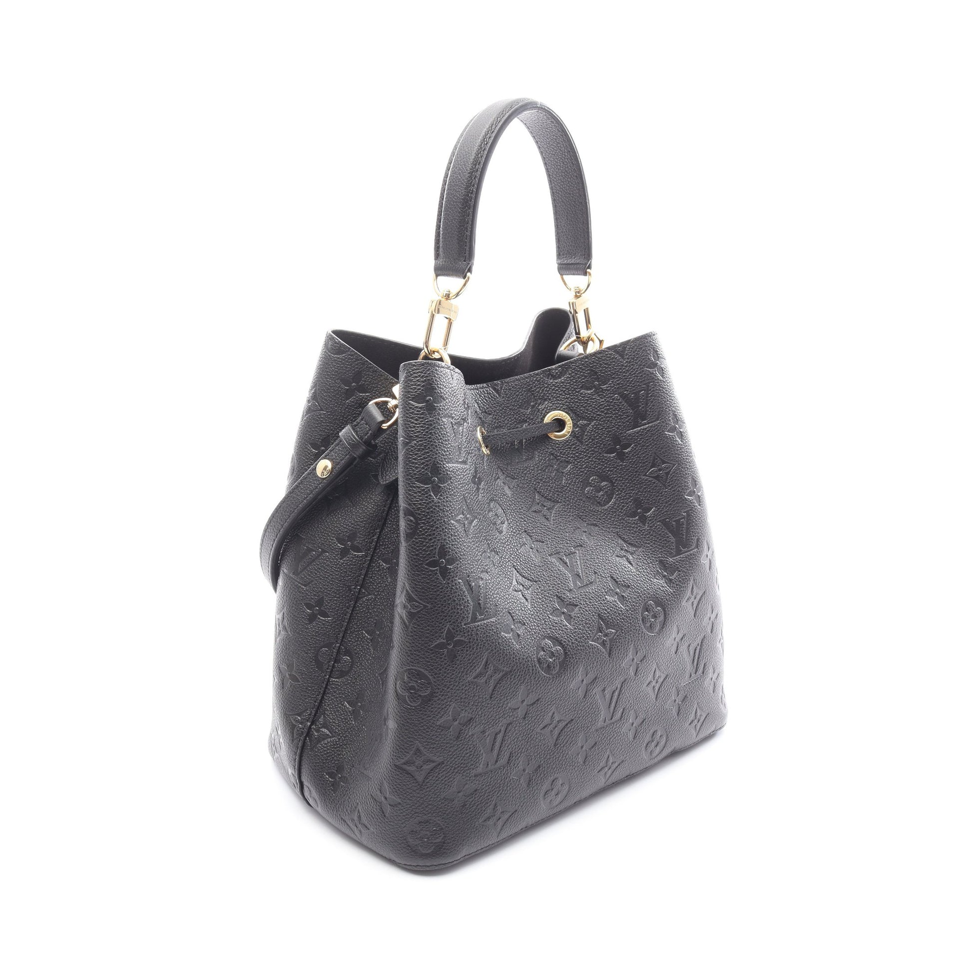 ネオノエ モノグラムアンプラント ノワール ハンドバッグ レザー ブラック 2WAY ルイヴィトン バッグ LOUIS VUITTON