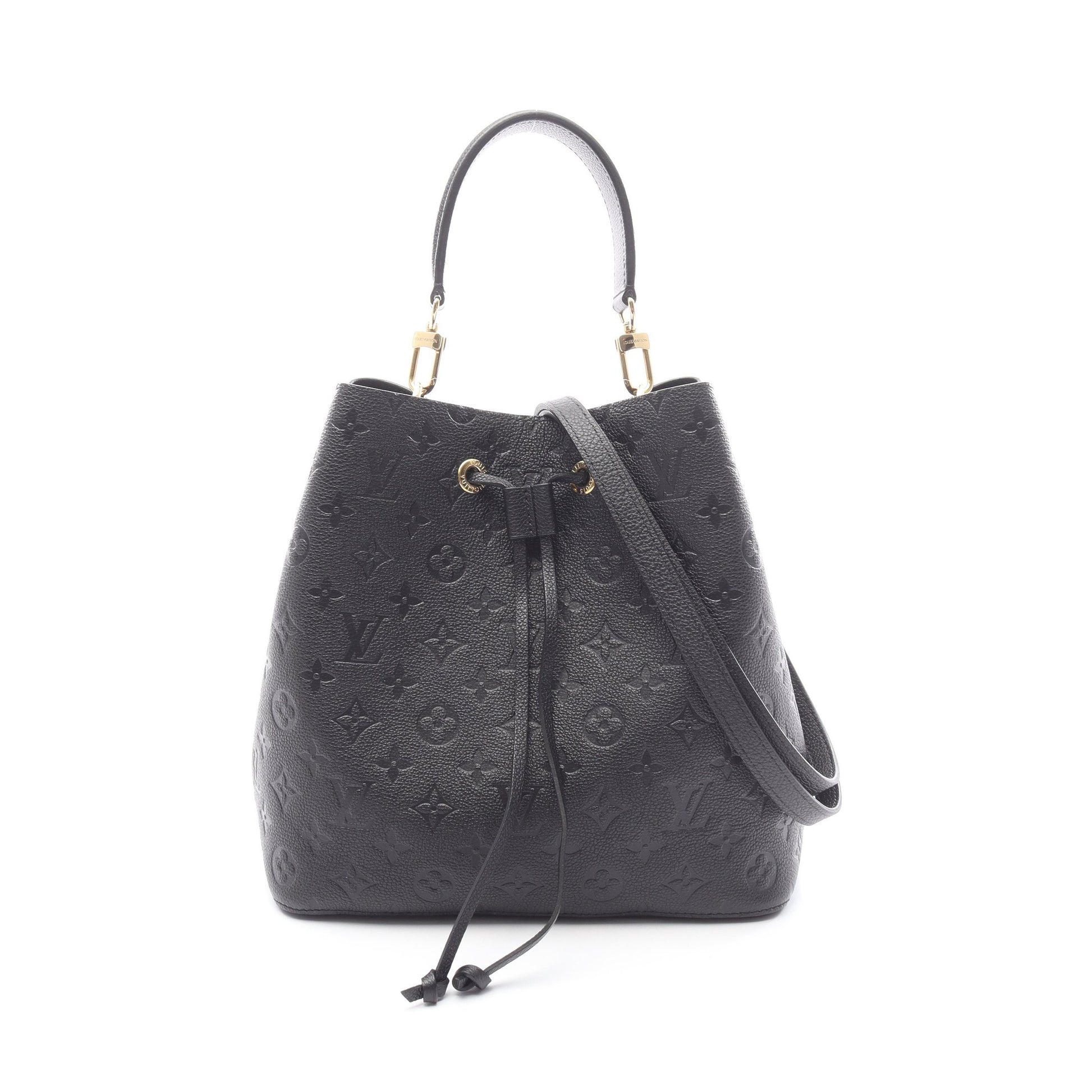 ネオノエ モノグラムアンプラント ノワール ハンドバッグ レザー ブラック 2WAY ルイヴィトン バッグ LOUIS VUITTON