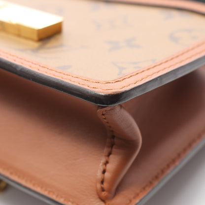 ポルトフォイユ ドーフィーヌ モノグラムリバース チェーンウォレット PVC レザー ブラウン ベージュ ルイヴィトン バッグ LOUIS VUITTON