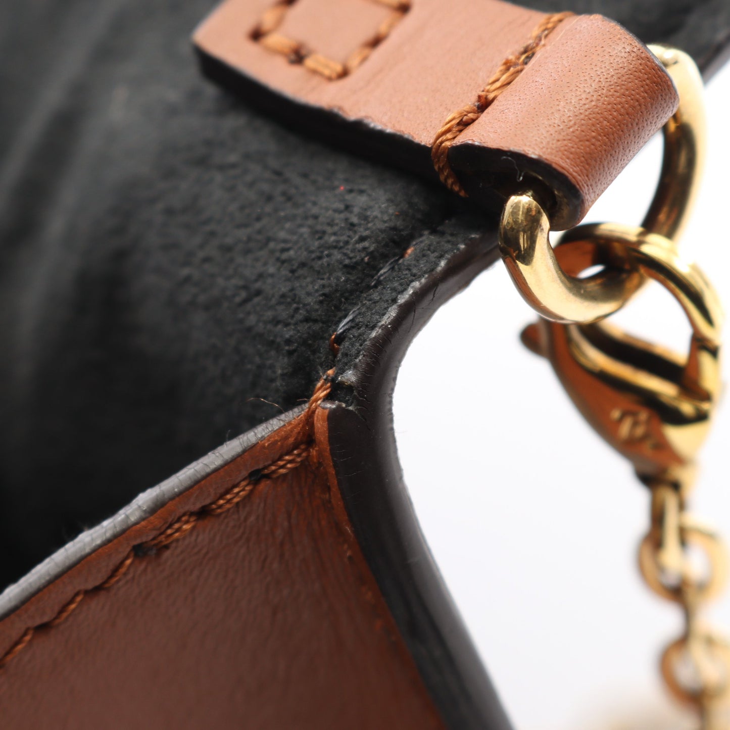 ポルトフォイユ ドーフィーヌ モノグラムリバース チェーンウォレット PVC レザー ブラウン ベージュ ルイヴィトン バッグ LOUIS VUITTON