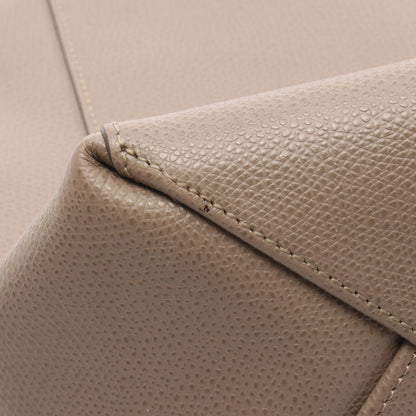 バーティカル スモール カバ ハンドバッグ トートバッグ レザー グレーブラウン 2WAY セリーヌ バッグ CELINE