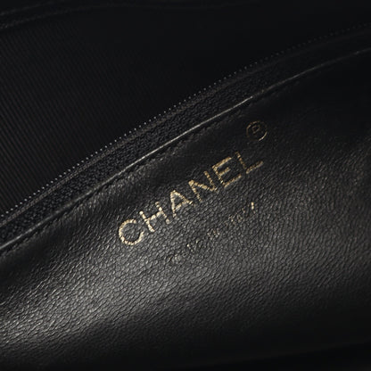 チョコバー チェーンショルダーバッグ レザー ブラック ゴールド金具 シャネル バッグ CHANEL