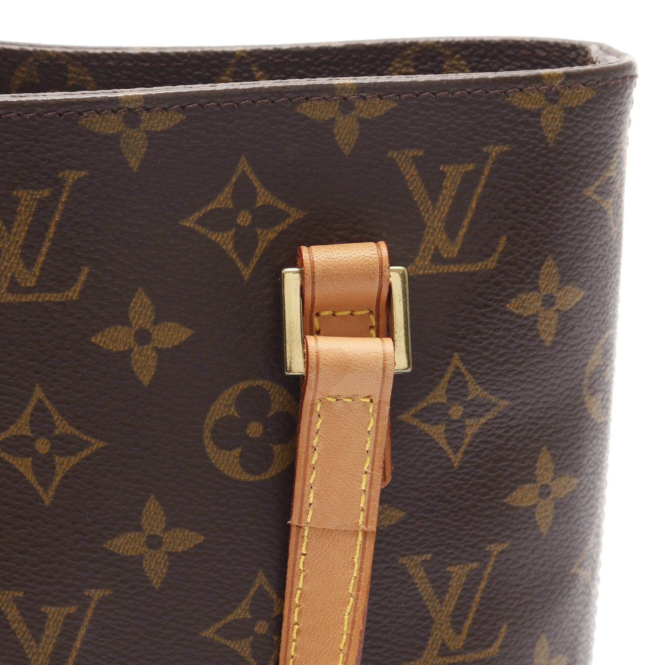 ヴァヴァンPM モノグラム ハンドバッグ PVC レザー ブラウン ルイ