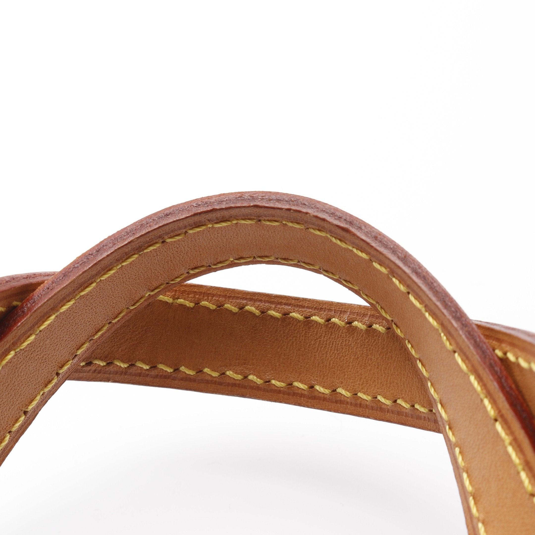 ヴァヴァンPM モノグラム ハンドバッグ PVC レザー ブラウン ルイ