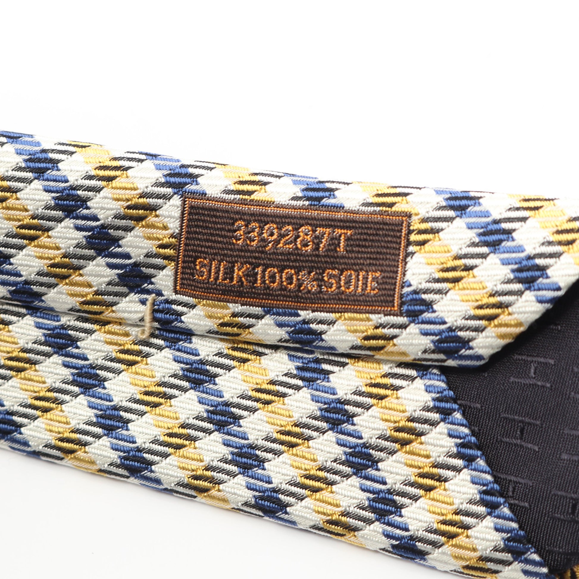 ネクタイ チェック シルク マルチカラー エルメス 財布・小物 HERMES