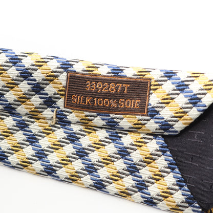 ネクタイ チェック シルク マルチカラー エルメス 財布・小物 HERMES