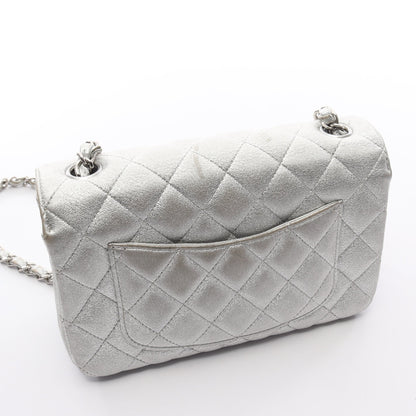 ミニマトラッセ20 チェーンショルダーバッグ レザー シルバー シルバー金具 シャネル バッグ CHANEL