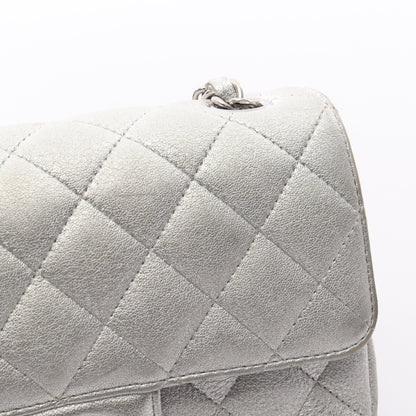 ミニマトラッセ20 チェーンショルダーバッグ レザー シルバー シルバー金具 シャネル バッグ CHANEL