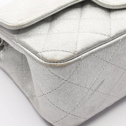 ミニマトラッセ20 チェーンショルダーバッグ レザー シルバー シルバー金具 シャネル バッグ CHANEL