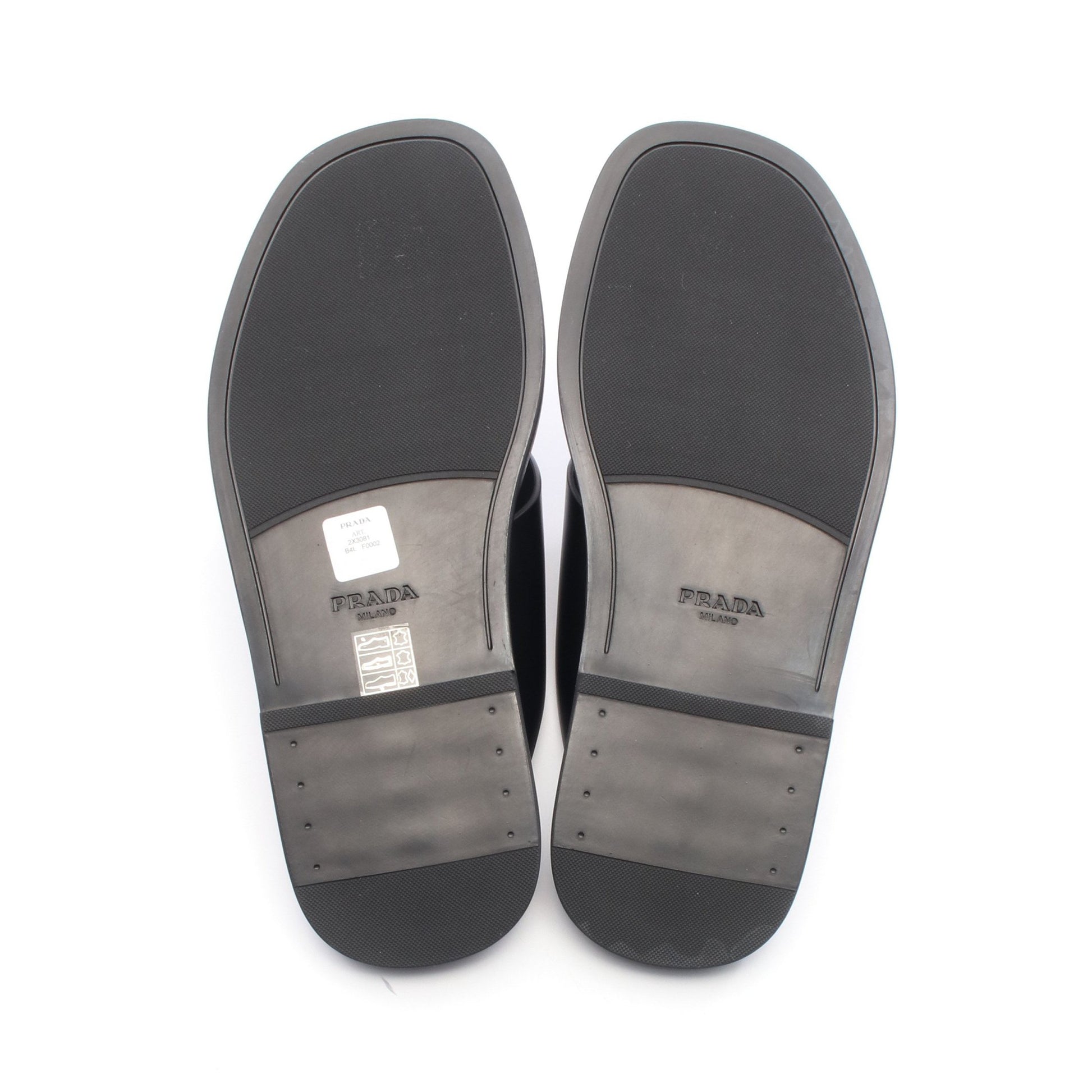 クリスクロス サンダル レザー ブラック プラダ シューズ PRADA