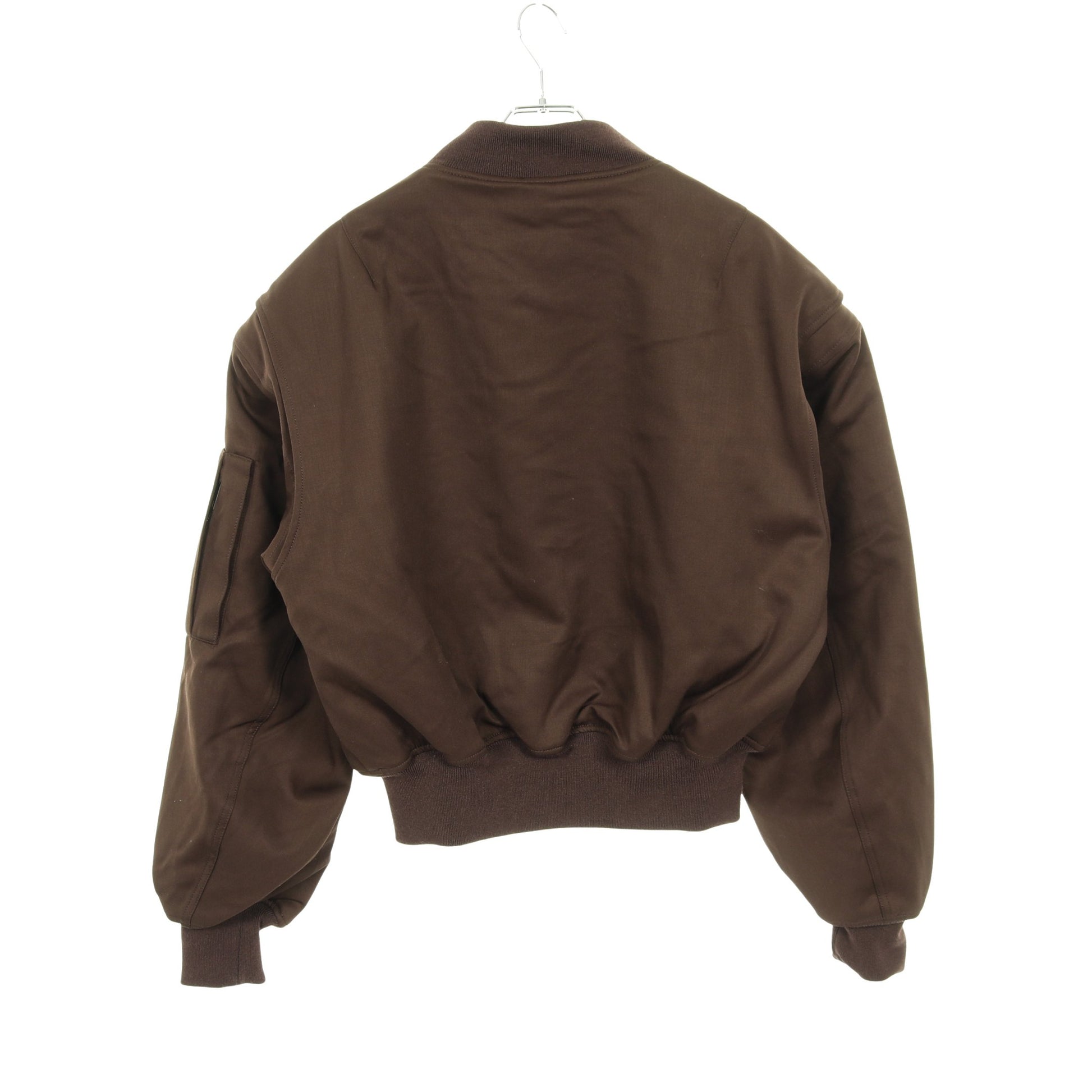 CROPPED BROAD BOMBER SUITING ボンバージャケット ウール ブラウン 中綿 エンタイアスタジオ アウター ENTIRE STUDIOS