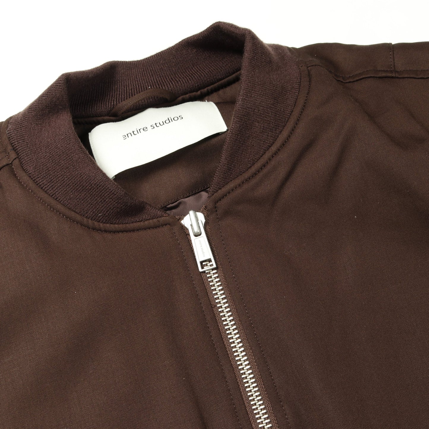 CROPPED BROAD BOMBER SUITING ボンバージャケット ウール ブラウン エンタイアスタジオ アウター ENTIRE STUDIOS