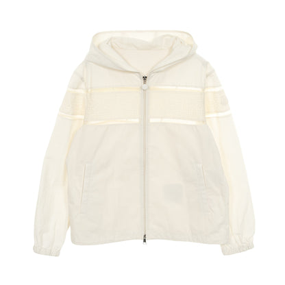 CLISSON ブルゾン オフホワイト フード付き モンクレール アウター MONCLER
