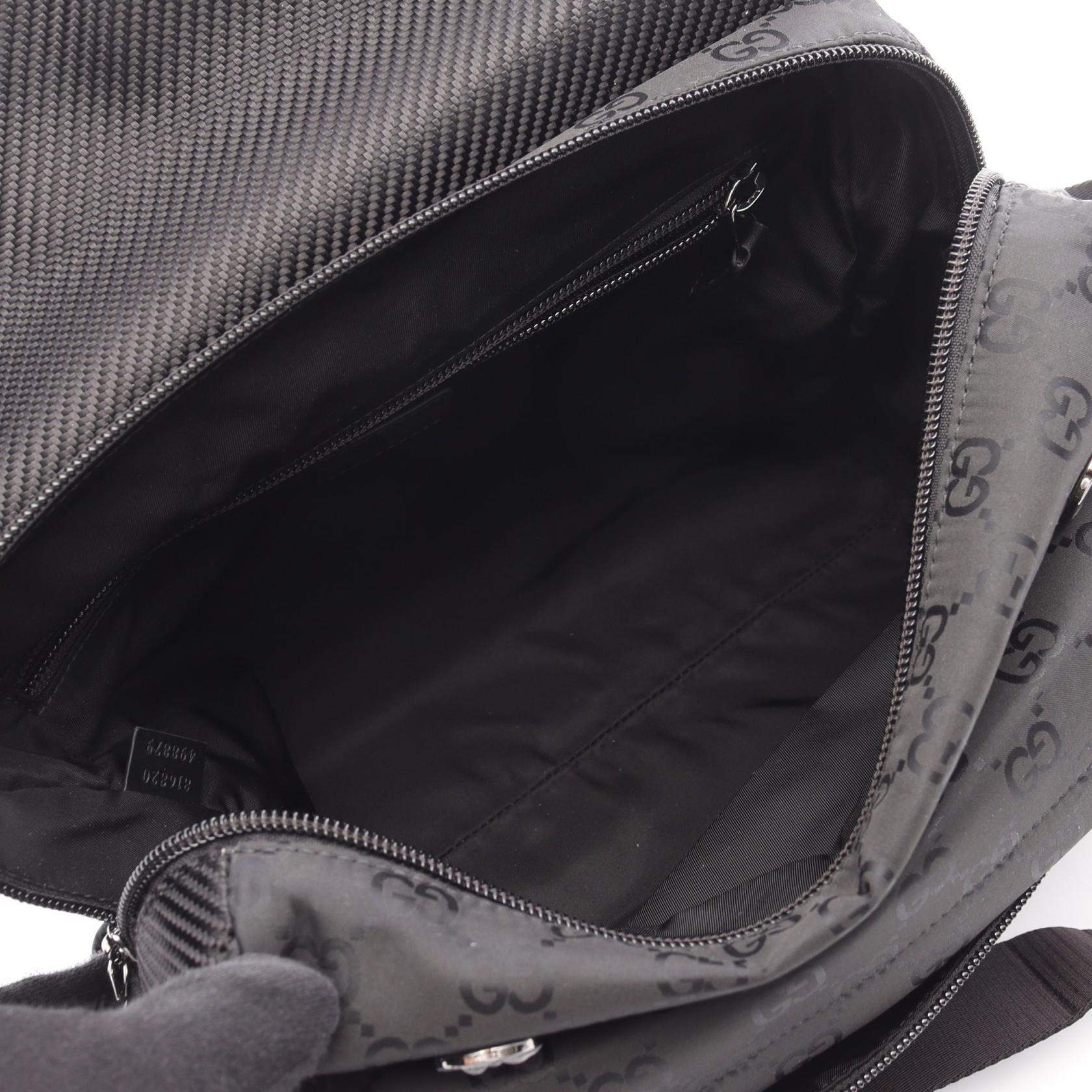 GGナイロン ミディアム クロスボディバッグ ショルダーバッグ ナイロン