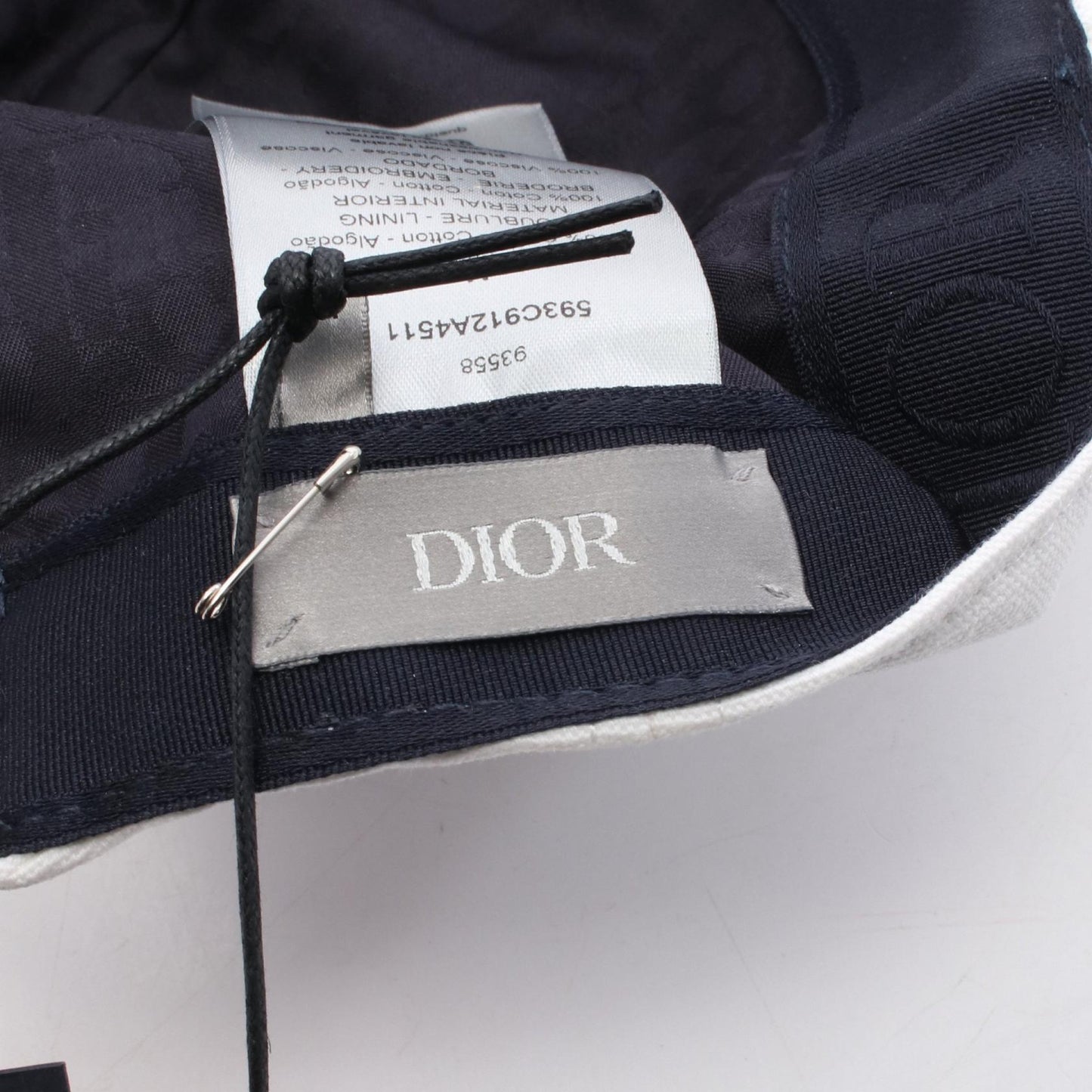 キャップ その他 コットン ホワイト ディオール 財布・小物 DIOR