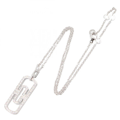 パレンテシ ダイヤネックレス ネックレス K18WG ダイヤモンド ホワイトゴールド クリア ブルガリ アクセサリー BVLGARI