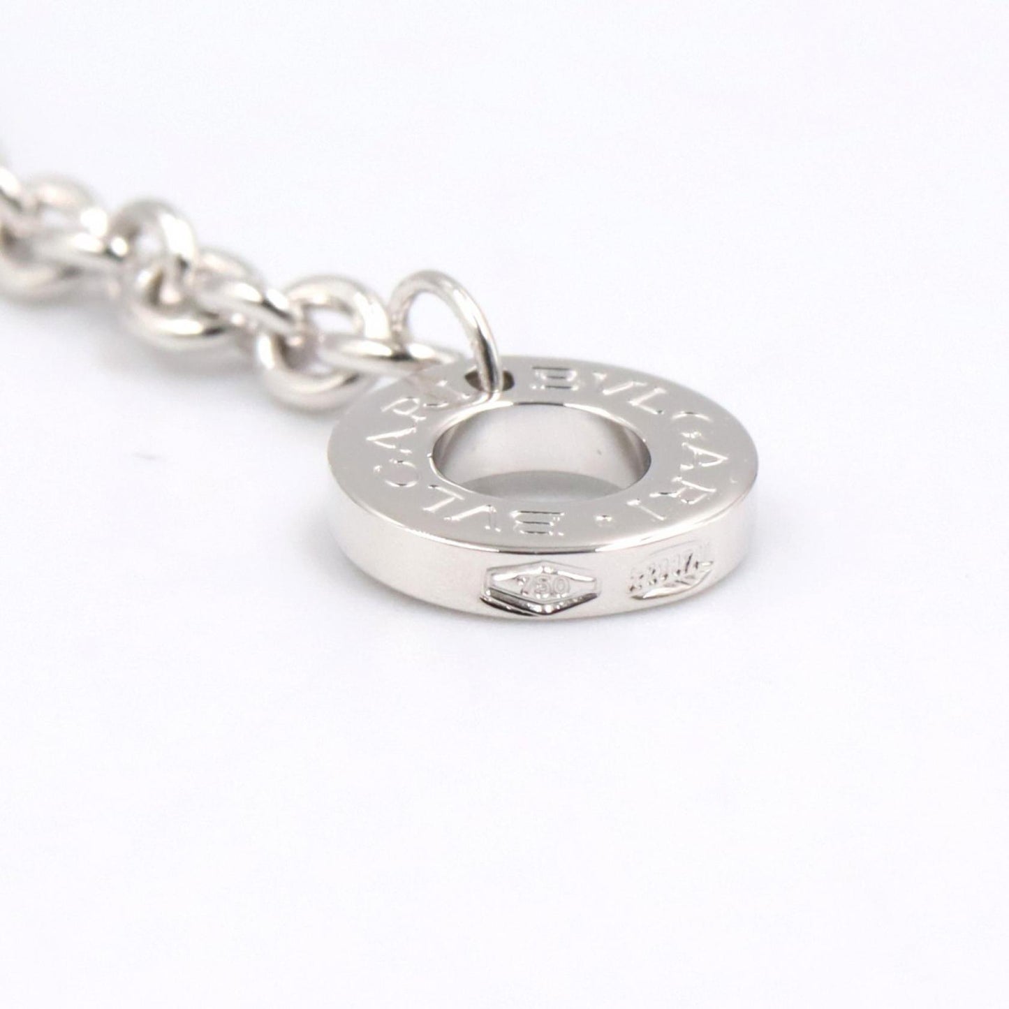 パレンテシ ダイヤネックレス ネックレス K18WG ダイヤモンド ホワイトゴールド クリア ブルガリ アクセサリー BVLGARI