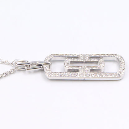 パレンテシ ダイヤネックレス ネックレス K18WG ダイヤモンド ホワイトゴールド クリア ブルガリ アクセサリー BVLGARI