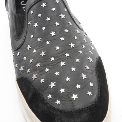 スリッポン レザー スエード ブラック スタースタッズ ジミーチュウ シューズ JIMMY CHOO