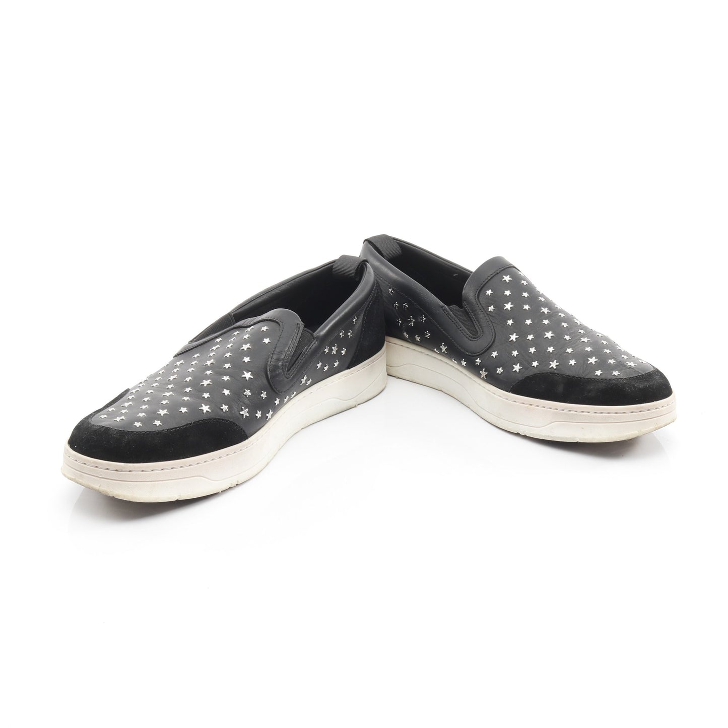 スリッポン レザー スエード ブラック スタースタッズ ジミーチュウ シューズ JIMMY CHOO