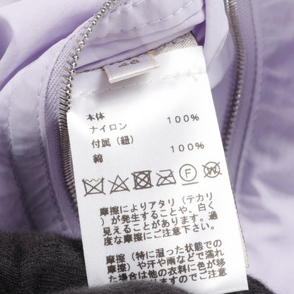セリエボタン スプリングコート ナイロン ライトパープル エルメス アウター HERMES