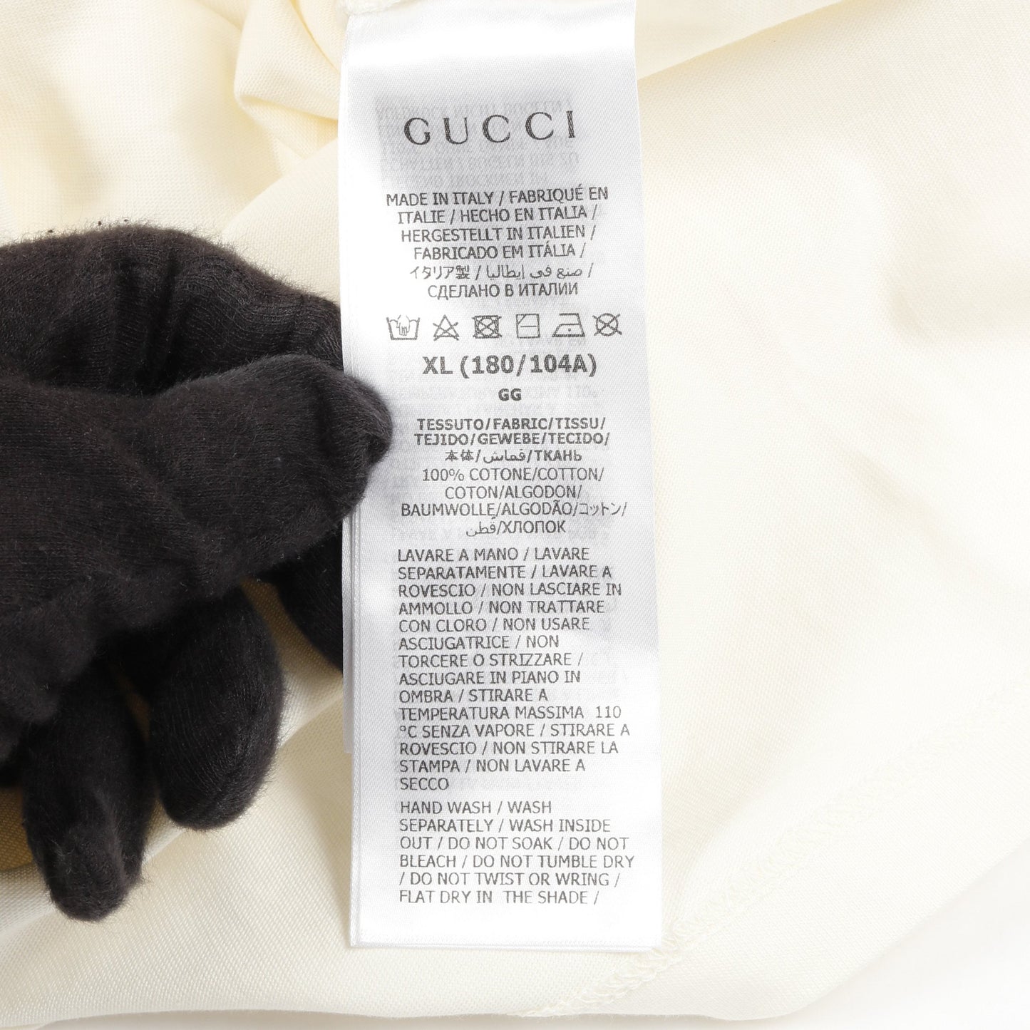 ブレード Tシャツ カットソー クルーネック 半袖 コットン アイボリー グリーン レッド グッチ トップス GUCCI