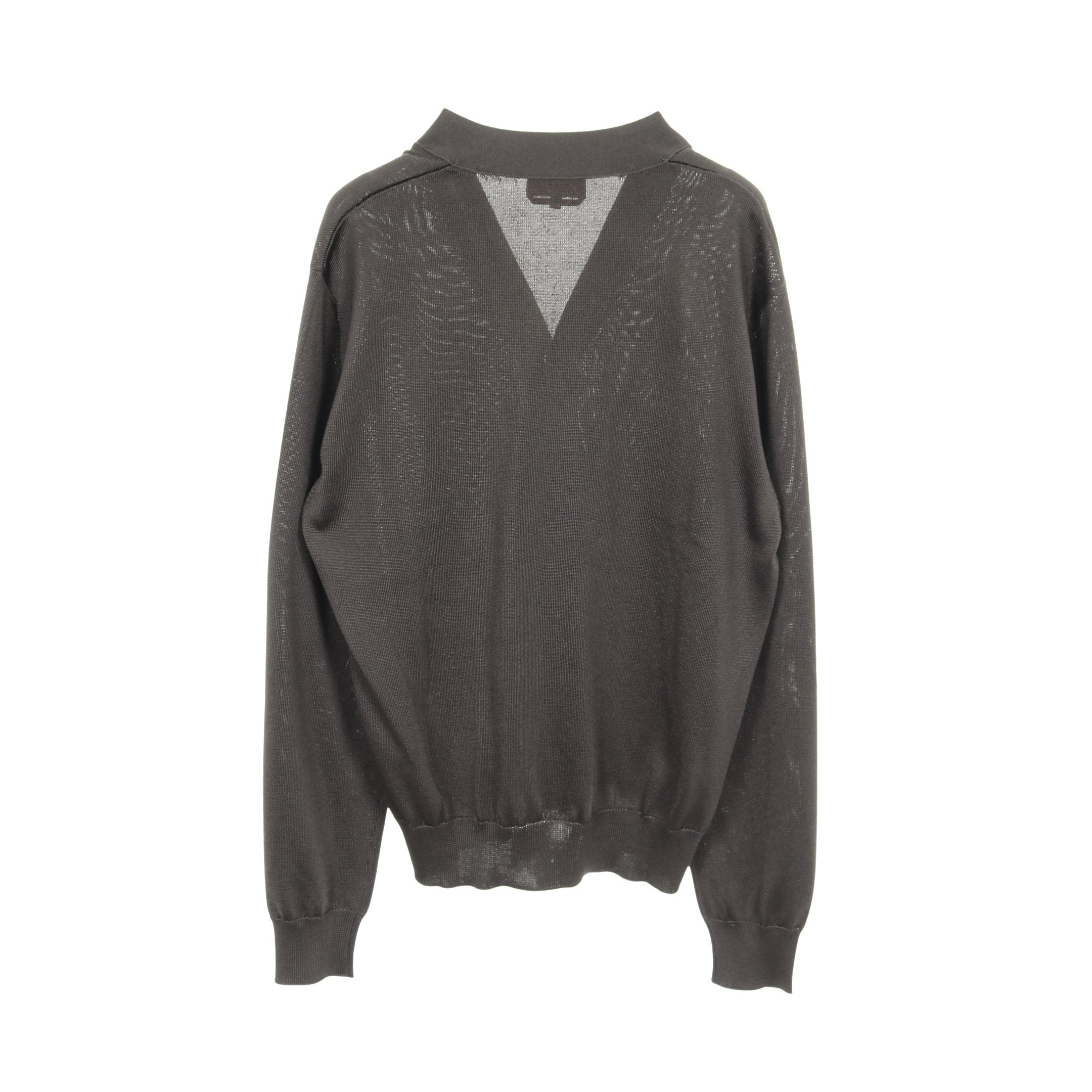 エルメス　ダークグレーカーディガン　36 カーディガン シルク ダークグレー エルメス – RECLO