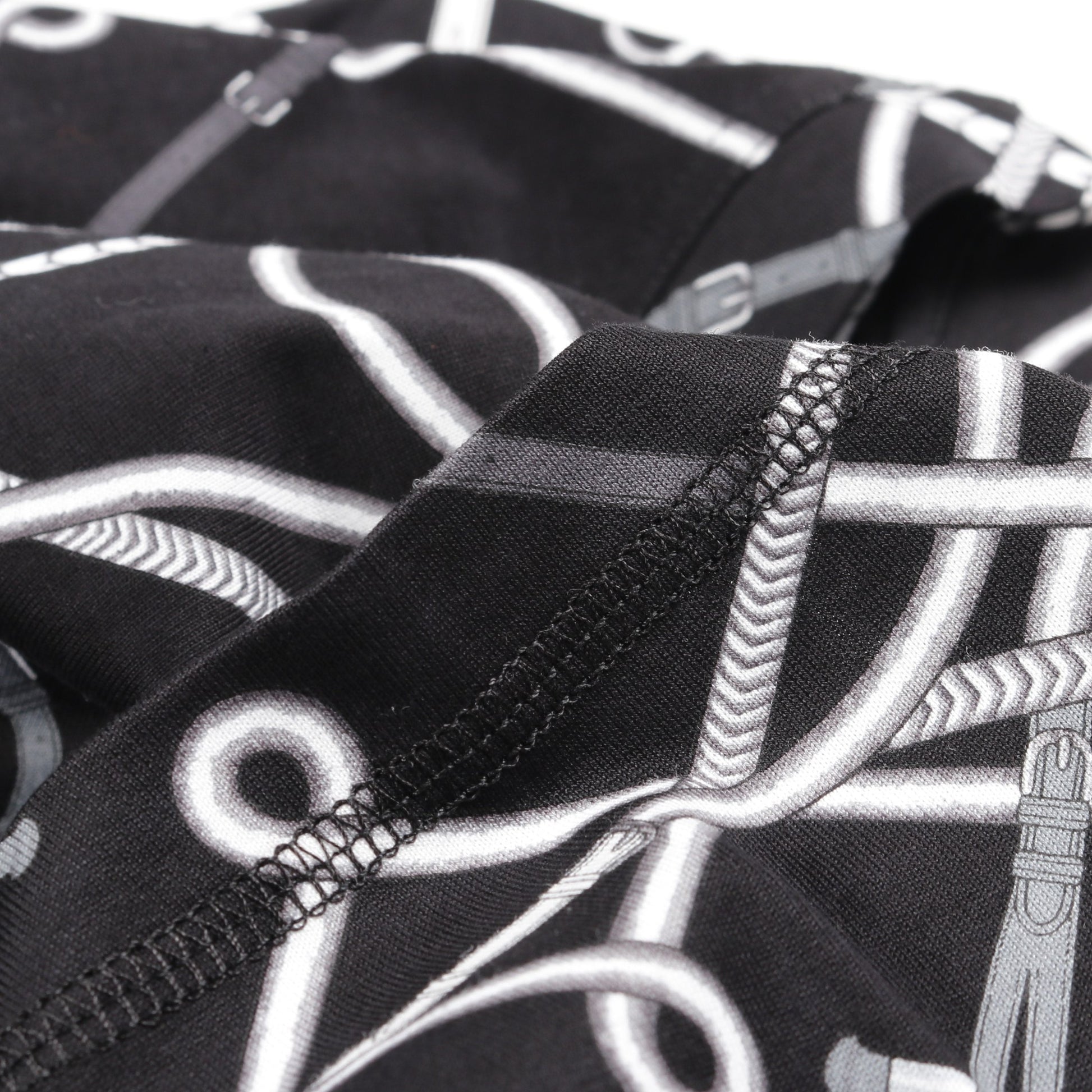 PARCOURS SANS FAUTE Tシャツ ワンピース コットン ブラック グレー エルメス ワンピース HERMES