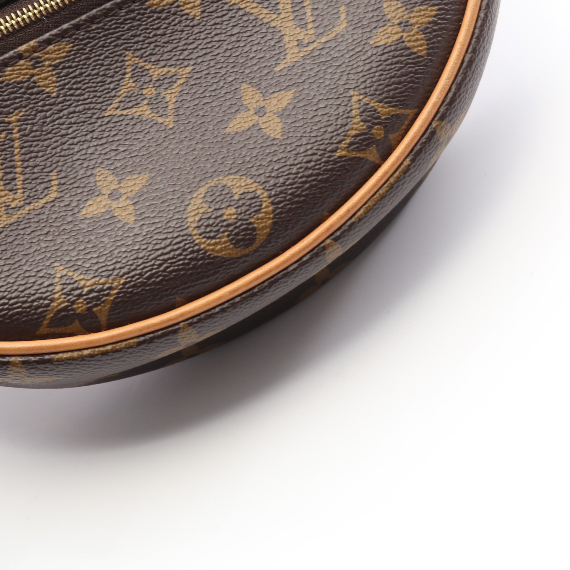 ループ モノグラム ショルダーバッグ PVC レザー ブラウン 2WAY ルイヴィトン バッグ LOUIS VUITTON