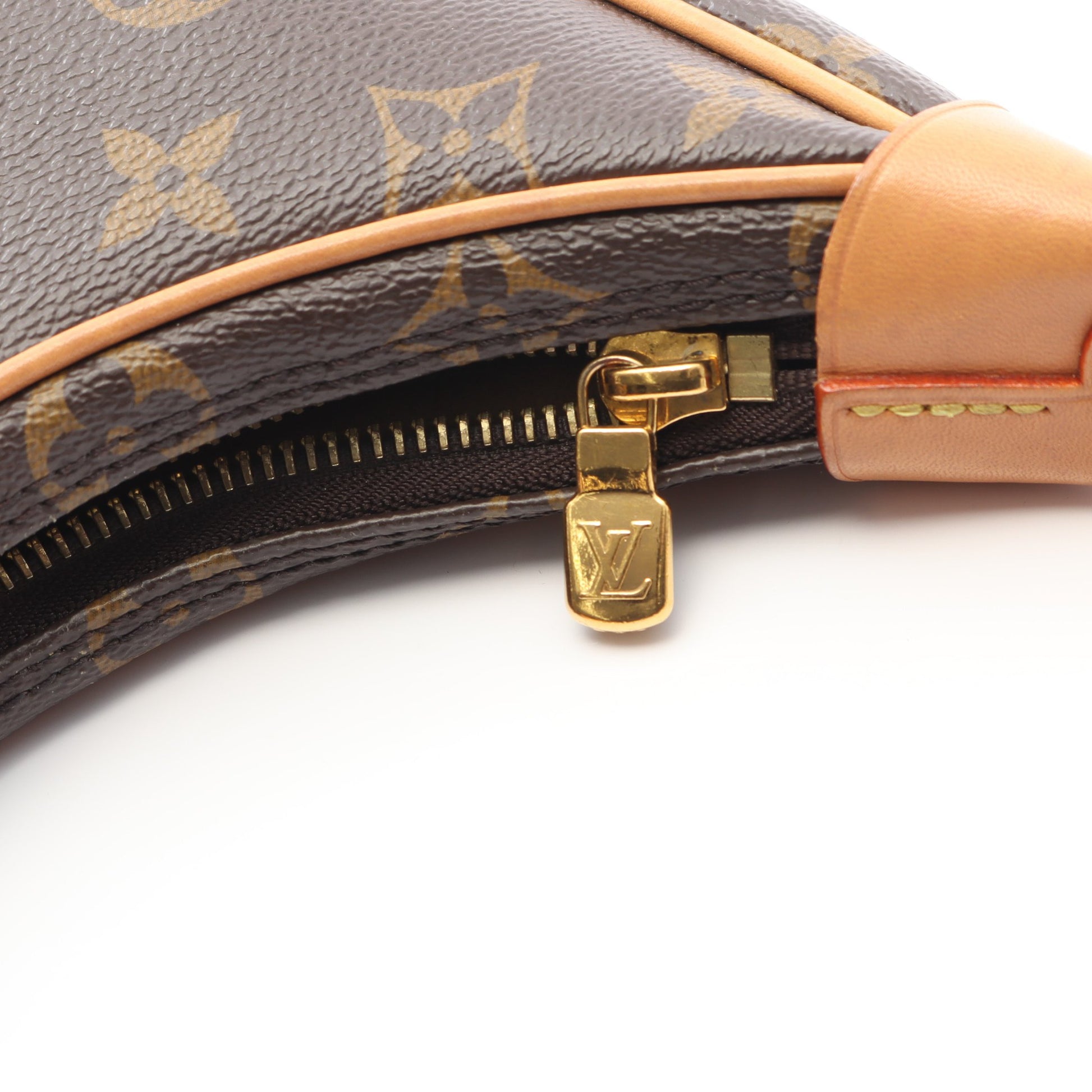 ループ モノグラム ショルダーバッグ PVC レザー ブラウン 2WAY ルイヴィトン バッグ LOUIS VUITTON