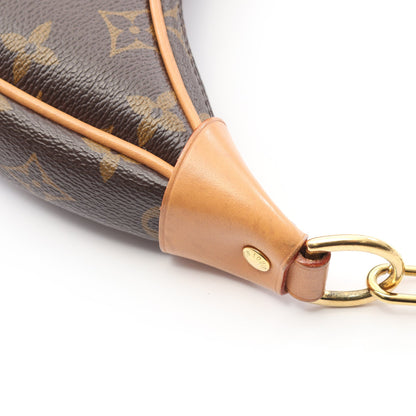 ループ モノグラム ショルダーバッグ PVC レザー ブラウン 2WAY ルイヴィトン バッグ LOUIS VUITTON