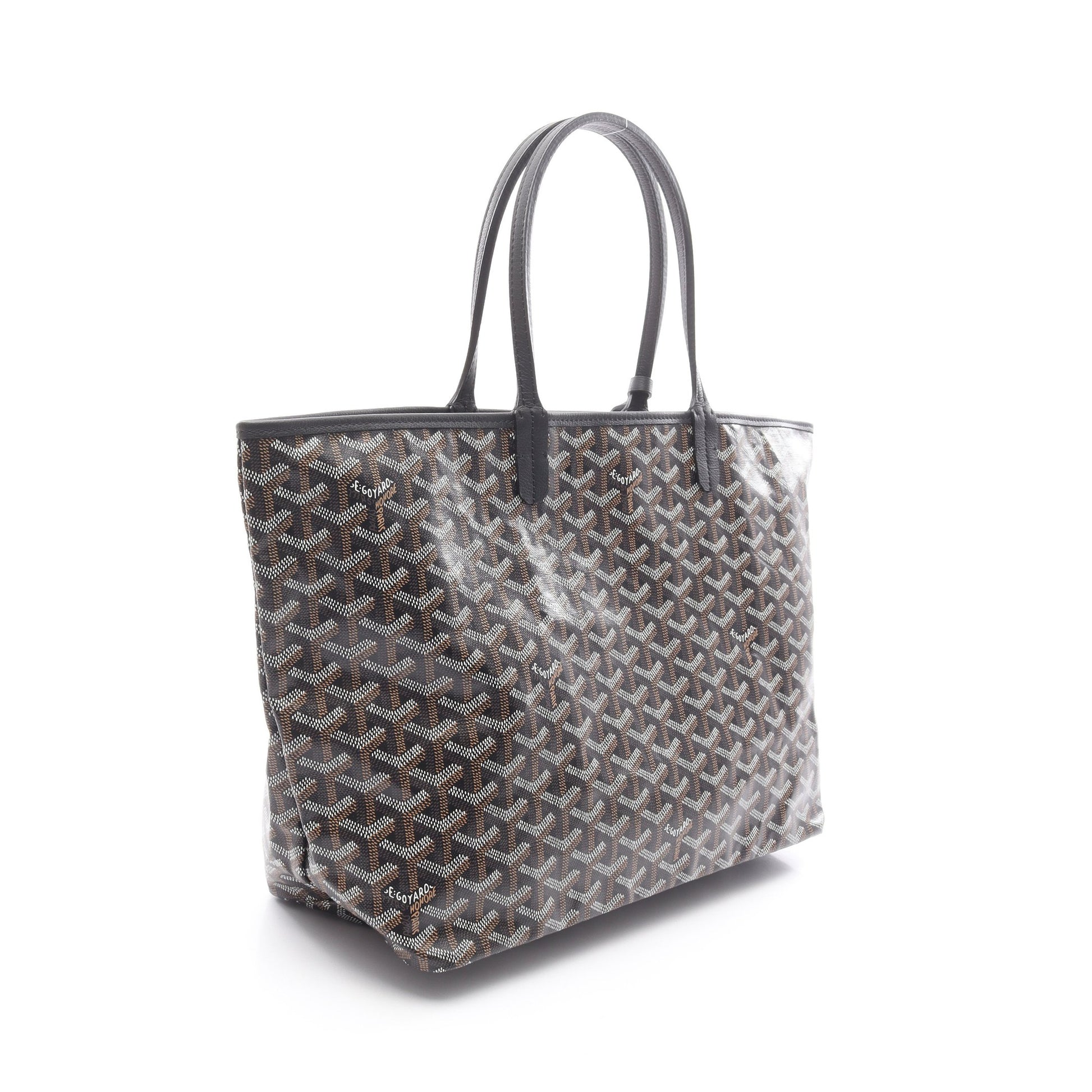 サンルイPM ハンドバッグ トートバッグ コーティングキャンバス レザー ブラック マルチカラー ゴヤール バッグ GOYARD