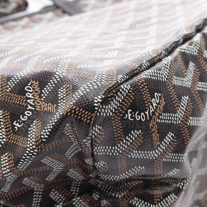 サンルイPM ハンドバッグ トートバッグ コーティングキャンバス レザー ブラック マルチカラー ゴヤール バッグ GOYARD